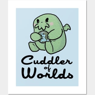 CUDDLER OF WORLDS Posters and Art